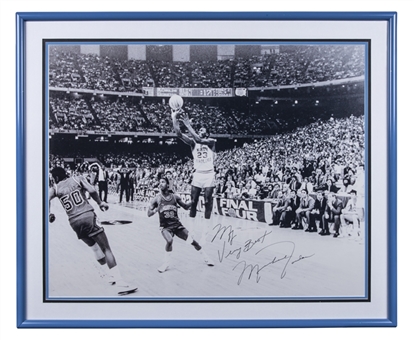 Michael Jordan Signed University of North Carolina Oversized 24x30 Framed Photograph (PSA/DNA)